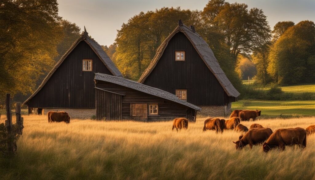 Traditionelle Architektur im Freilichtmuseum Kommern